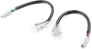 LIRU Auto Adapter Turn Signal Wiring Harness 3 Wire Plug and Play Turn Signal Splitter Harness for Yamaha R1 R3 R6 FZ1 FZ6 FZ07 FZ09