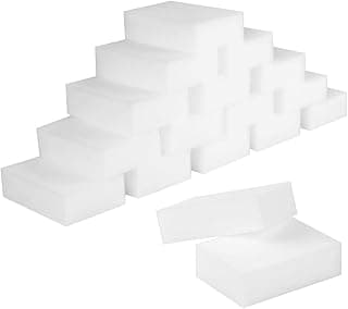 CBTONE 50 Pack Extra Thick Magic Sponge Eraser Cleaning Melamine Foam Eraser Sponge Magic Cleaning Pads for Kitchen, Bathroom, Furniture, Leather, Car Cleaning Tool - 100x70x30mm