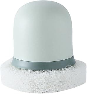 Dish Scrubber with Handle, Kitchen Dish Cleaning Sponge for Dishes Pots Pans Sink Cleaning, Dish Scrub Sponge Kitchen Gadget(Green)