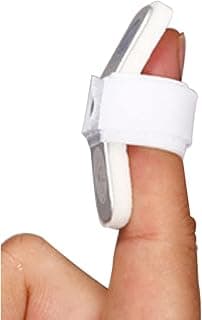 SoulGenie TipGuard Finger Splint for Mallet Finger Deformity and Post-Surgical Care - Adjustable Finger Straightener and Trigger Finger Brace