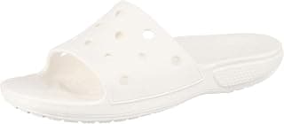 Unisex-Adult Classic Slides, White, 4 Men/6 Women