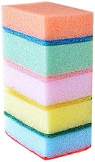 10 PCS/Set Household Dish Wash Cleaning Sponges Colored Sponge Scouring Pads Kitchen Clean Sponges Cleaner Nice Processing