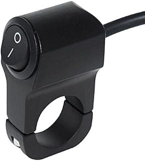 Feiteplus 7/8" Motorcycle Handlebar Mount ON-OFF Switch DC 12V For Motorbike Fog Lamp Head Light Electrical System