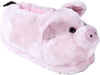 Happy Feet Animal Slippers for Adults and Kids, Cozy and Comfortable, Sturdy Rubber Soles, Thick 1-Inch Memory Foam Footbed, Non-Skid Bottoms, Plush Velvety Material Slippers, As Seen on Shark Tank