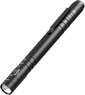 ELFGO LED Pen Light Flashlight, 270 Lumens Zoomable Pen Light Pocket Size Flashlight Waterproof Tactical Pen Light Handheld Flashlight with Clip Penlight for Nurses, Medical, Inspection, Repair