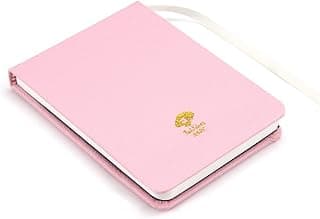 Paul Rubens Watercolor Journal, 100% Cotton 140 lb (300 GSM) Hot Pressed Watercolor Paper, 20 Sheets Sized 3.8’’ x 5.2’’ Travel Art Journal for Beginners and Experienced Painters (Pink)