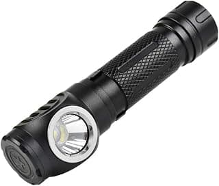 ASVIL 1000 Lumen Rechargeable LED Headlamp w/ 1800 mAh Battery - Lightweight, Durable, Waterproof and Dustproof Headlight for Camping and Hiking Gear