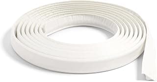 InstaTrim The Original Flexible Trim - 3.05 Meters of White 1.9cm Wide Caulk Strip - Many Uses Including Caulking for Bathtubs, Sinks, Counters, Tile, Floors - Made in USA