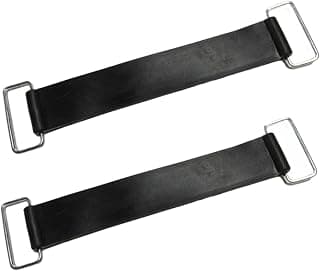 Useful Processed2Pcs Battery Straps Rubber Band Stretchable Black for Motorcycle Car