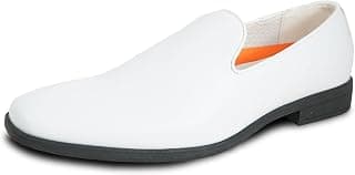Men Dress Shoe Vallo-3 Loafer Slip On Formal Tuxedo for Prom Wedding Plain Square Toe Ortholite Insole Medium and Wide Width