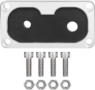 Shifter Plate, K-Tuned Billet Shifter Box Base Plate Cable Grommet fit for Civic Integra w/K-Series Swap