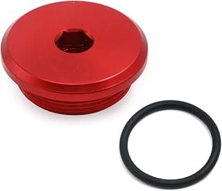 YINYANG Motorcycle Crankshaft Crank Access Cap Clutch Magneto Plug Cover Fit for Suzuki DR250 350 650 DRZ400 GSX1300R GW250 09259-36016-20H (Color : Red)