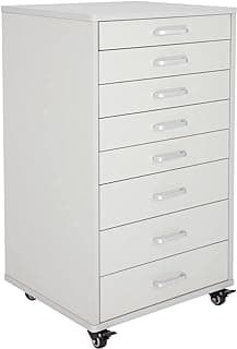 Medical Dental Assistant's Mobile Cabinet Alabama Cart Utility Cart 7 Drawer with Handle, Easy to Pull Out and Push Back.