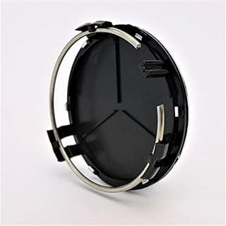 4 Pcs Black Wheel Center Hub Caps Emblem Covers Compatible with Hubcaps Accessories