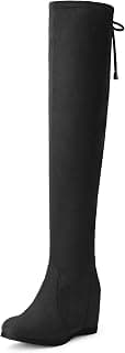 Women's Leggy Faux Suede Over The Knee Thigh High Boots