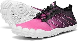Water Shoes Non Slip Aqua Shoes Barefoot Quick Dry Lightweight with Beach River Swim Pool for Men Women Gradient Color