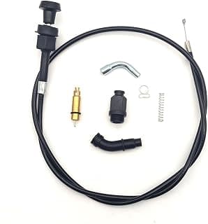 TownMotor Choke Cable Kit, Carburetor Plunger Choke Starter Valve Cable Kit for Honda TRX 350 Rancher 350 2000-2006