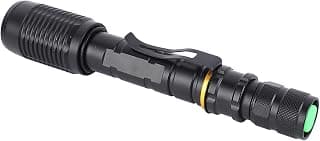 Flashlight, Zoomable Aluminum Alloy LED Super Bright Handheld Flashlight for Camping Hiking Exploration