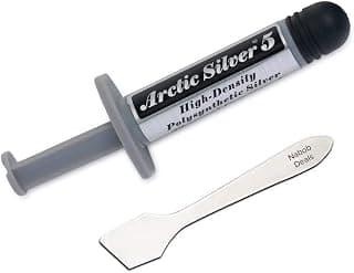Arctic Silver 3.5g High-Density Polysynthetic Silver Thermal Cooling Compound AS5-3.5G (1 Pack with Tool)