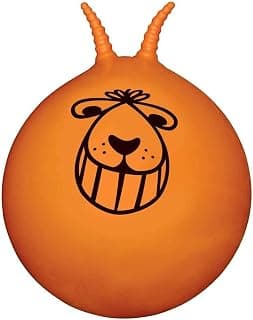Space Hopper Ball - Retro Orange Bouncing Ride-on Ball (colors may vary)