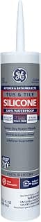 General Electric GE612 Tub and Tile Silicone I Caulk, 10.1-Ounce, Clear