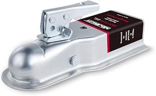 NBJINGYI 2" X 3" Trailer Coupler 3500 lbs, Towing Boat Straight Coupler