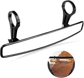 UTV Rear View Center Mirror, 15" Wide Clear Convex Design RZR Mirror with 1.75" Clamp for Polaris RZR 800 1000 S 900 XP 1000, Arctic Cat Wildcat