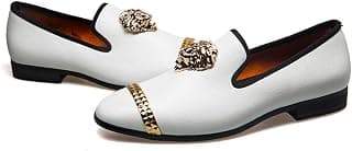 Men Fashion Loafers Men Classic Faux Leather Wedding Dress Shoes for Men