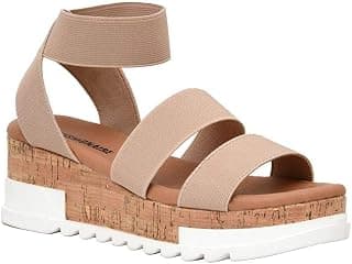 Women's Naomi Cork Wedge Sandal +Wide Widths Available