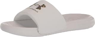 Mens Ansa Graphic Logo Fixed Strap Slide Sandal