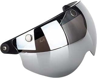 Bothyi Vintage Visor Lens for Type Motorcycle, Professional Accessories, Silver