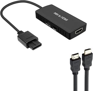 Y.D.F N64 to HDMI Converter Adapter Support 16:9/4:3 Conversion, HDMI Link Cable for N64 /SNES/NGC/SFC（Plug and Play）