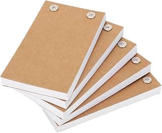 Blank Flipbooks, Animation Paper Hand-Painted Books + Screws Set Flip Book Kit for Cartoon Creation for Sketching for AnimationLoose Drawing Paper