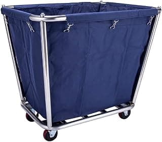 Storage Hand Trucks,Kitchen Movable Trolleys, Mobile Linen Car,Detachable Rolling Trolley Cart for Hotel