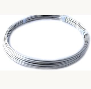 AIMIMI Nickel Silver Wire Dead Soft High Pure Processed Nickel Ore Raw Materials for Scientific Experiment Craft Wire Industrial Processing (Length 1m/3.2Ft),0.45mm