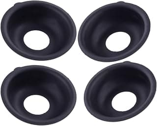 4Pcs Rubber Motorcycle Carburetor Vacuum Membrane Diaphragm Black, for Suzuki VX800 1990 1996 VZ800 Marauder 2004 1997