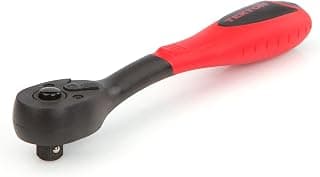 TEKTON 1457 3/8-Inch Drive by 7-Inch Quick-Release Composite Offset Ratchet with 72-Tooth Oval Head
