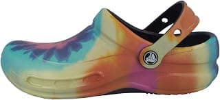 Unisex Adults' Bistro Graphic Clog | Slip Resistant Work Shoes Clog