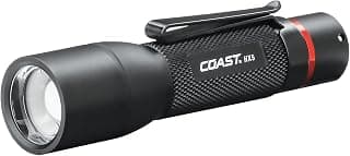 COAST Products GIDDS2-2496544 Hx5 Led Pocket Flashlight with Pure Beam Focusing, Black