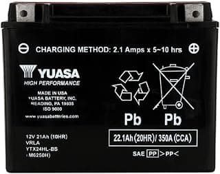 Yuasa YUAM6250H YTX24HL-BS Battery