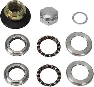 JIJIONG Accessories for Honda ATC70 ATC110 ATC185 ATC200 ATC125M Steering Bearing Fork Stem Dust Seal Assembly 70cc 110cc 185cc 200cc ATC 70 110 185