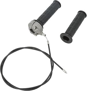 2PCs Twist Throttle Cable Handle Accelerator Grips Replacement for Coleman CT200U CT200U EX BT200X EX Mini Bike