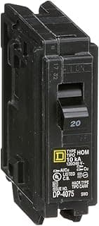 Square D by Schneider Electric HOM120CP Homeline 20 Amp Single-Pole Circuit Breaker 0.45.