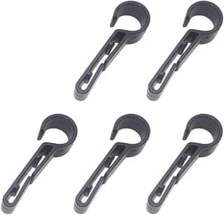Headlamp Clips, Head Lamp Hooks for Hardhat,Helmet Clamps, Easily Mount Headlamp on Narrow-Edged Helmet,Hard Hat, Safety Cap,Best Light Clips (5pcs)