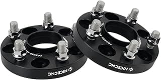 NICECNC 2pcs 5x114.3mm Hubcentric Wheel Spacer Kit Compatible with Tesla Model Y/3 RWD Standard Range(SR)/Long Range(LR) (20mm-2pcs)