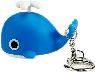 ODETOJOY Dolphin Keychain with Flashlight LED Light with Voice Sound Cute 3D Animal Cartoon Keyrings for Kids…