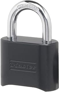 Master Lock 178D Set Your Own Combination Lock, Die-Cast, Standard, 1 Pack, Black