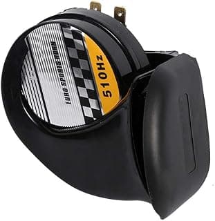 Snail Horn, Train Horn, Motorcycle Nautilus Horn, Klaxon Puissant, Universal Mini Loud Electronic Snail Horn For Motorcycle Loud Voice Speaker 12V 510HZ