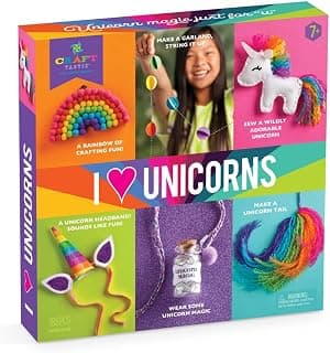 Craft-tastic I Love Unicorns Kit - Craft Kit Makes 6 Different Unicorn Themed Craft Projects