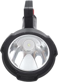 LED Searchlight, Rechargeable Multifunctional Durable Handheld Spotlight Flashlight Portable ABS Waterproof for Camping